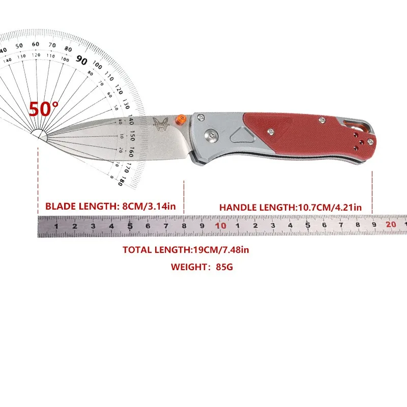 New Butterfly 535BK Folding Knife G10 Handle Outdoor Portable High Hardness Sharp Camping Knife Pocket Knife