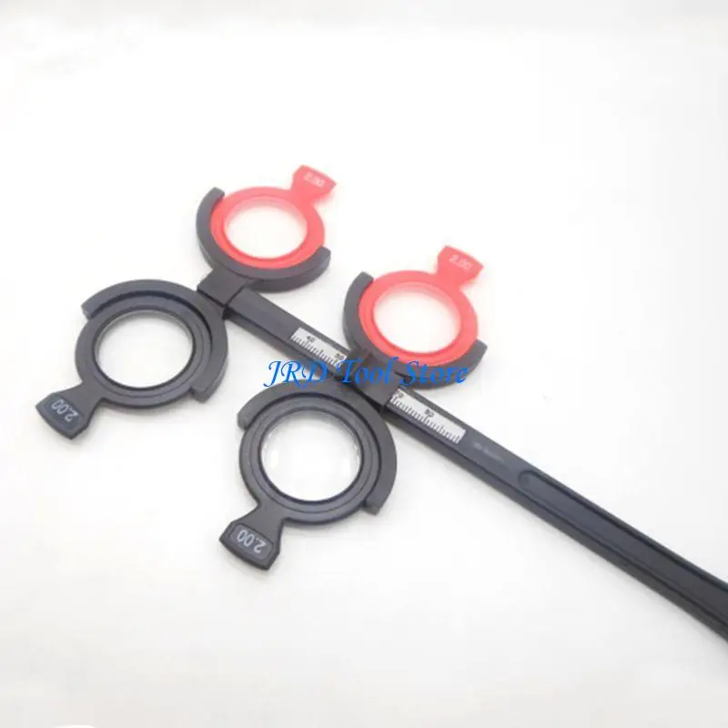 A2UD Upgraded Adjust Optical Flipper Optometry Trial Lens 4 Lens PD Scale Humanized Design Optometry Instrument Tool