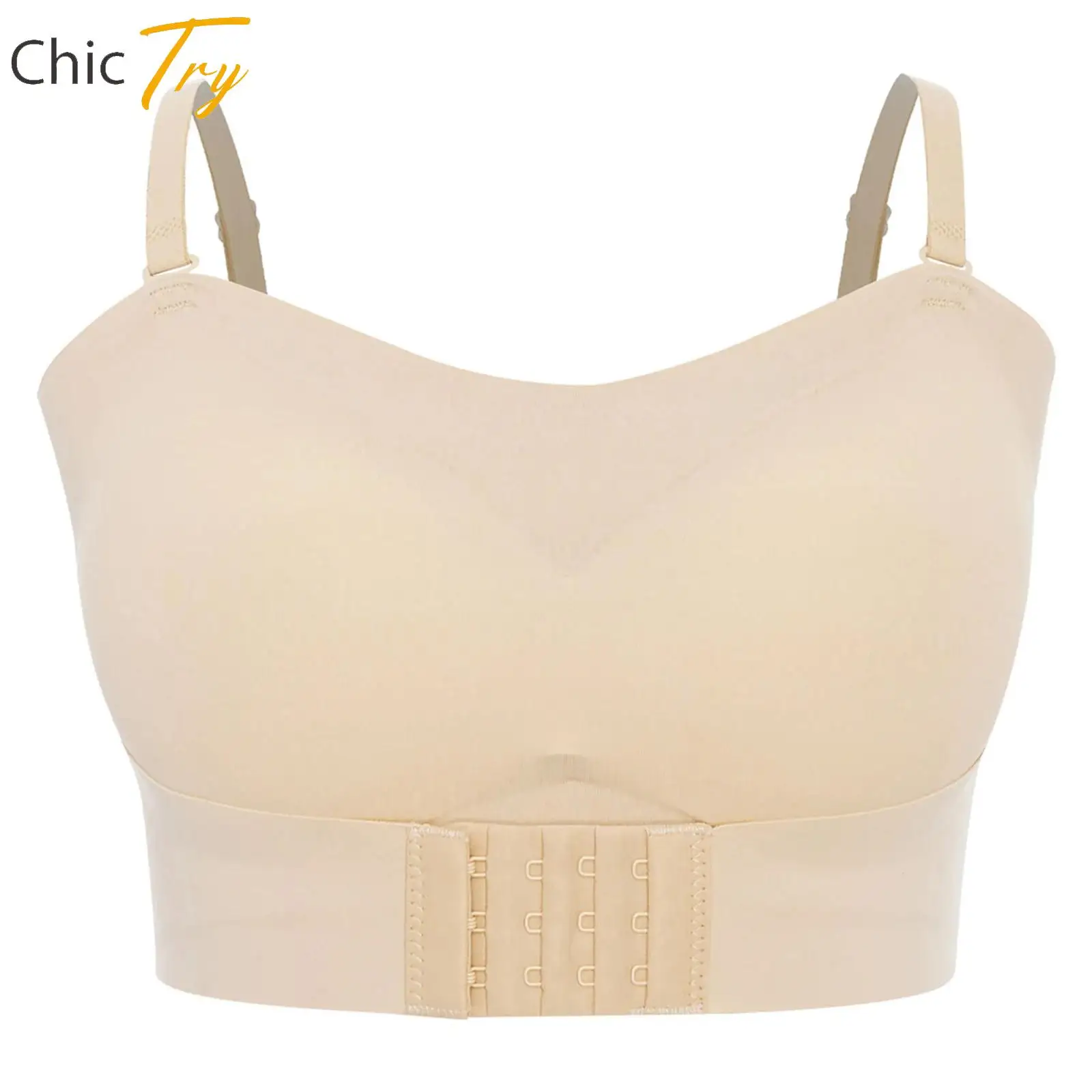 

Kids Girls Dance Bras Removable Padded Bra Workout Daily Underwear Teens Puberty Tube Top Vest with Detachable Adjustable Straps