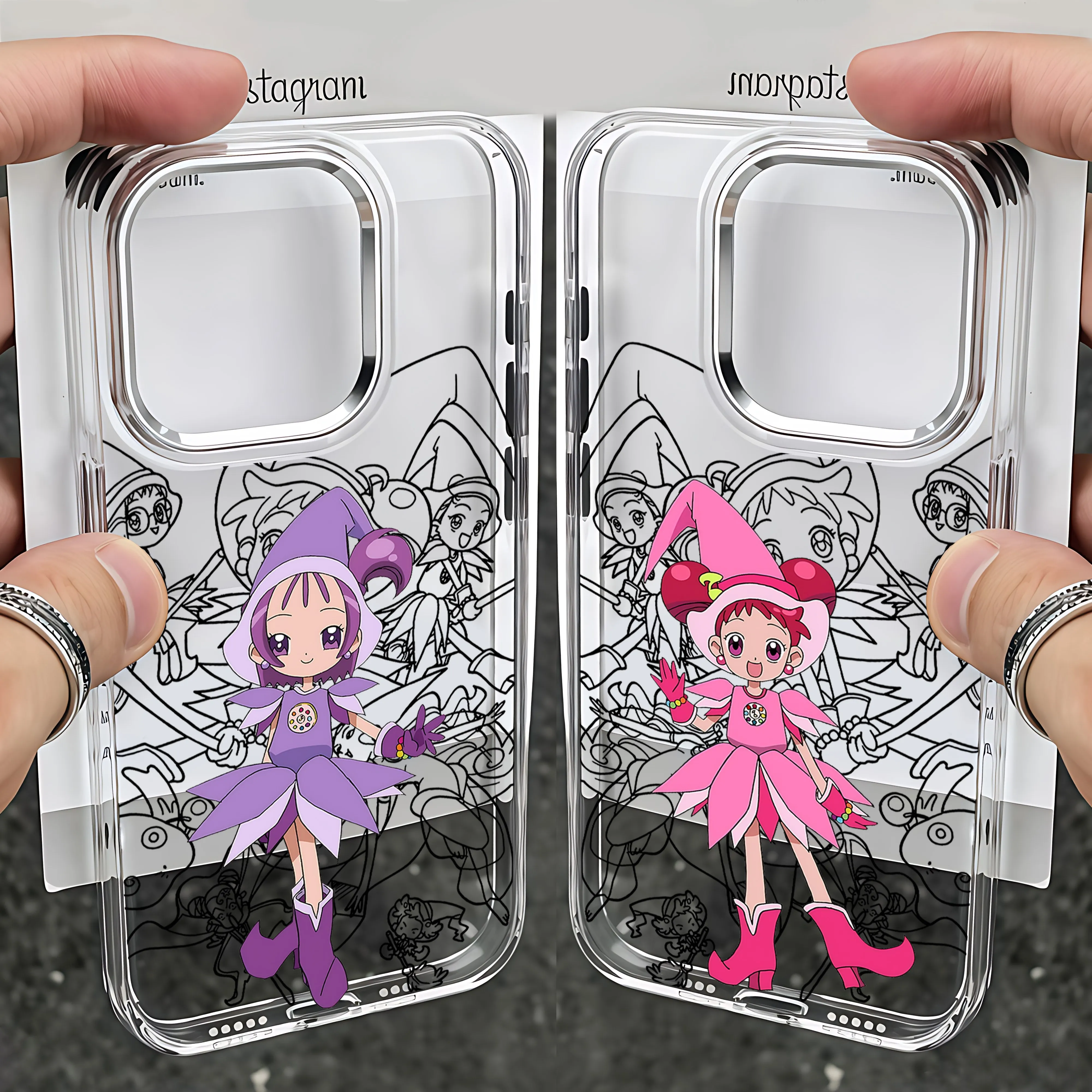 Cartoon DoReMi Handyhülle für iPhone 17 16e 16 15 14 13 12 11 mini Pro Max X XR XSMAX 8 7 Air Plus Transparente Weiche Schutzhülle