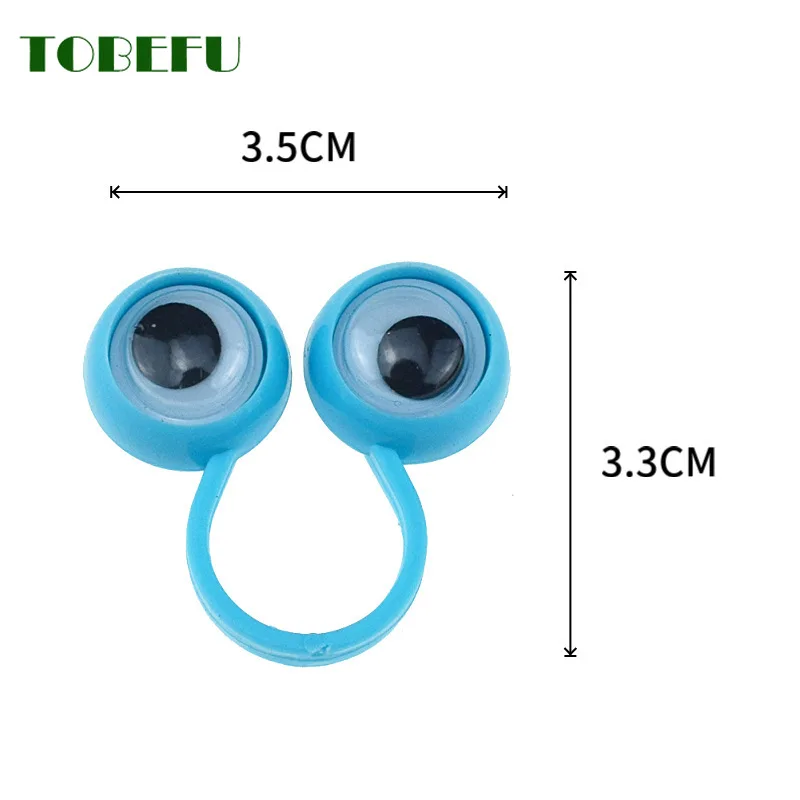 5/10/20Pcs Active Eye Ring Children Parent-child Props Cool Practical Jokes Finger Toys personality Event Giveaway Gags Gifts