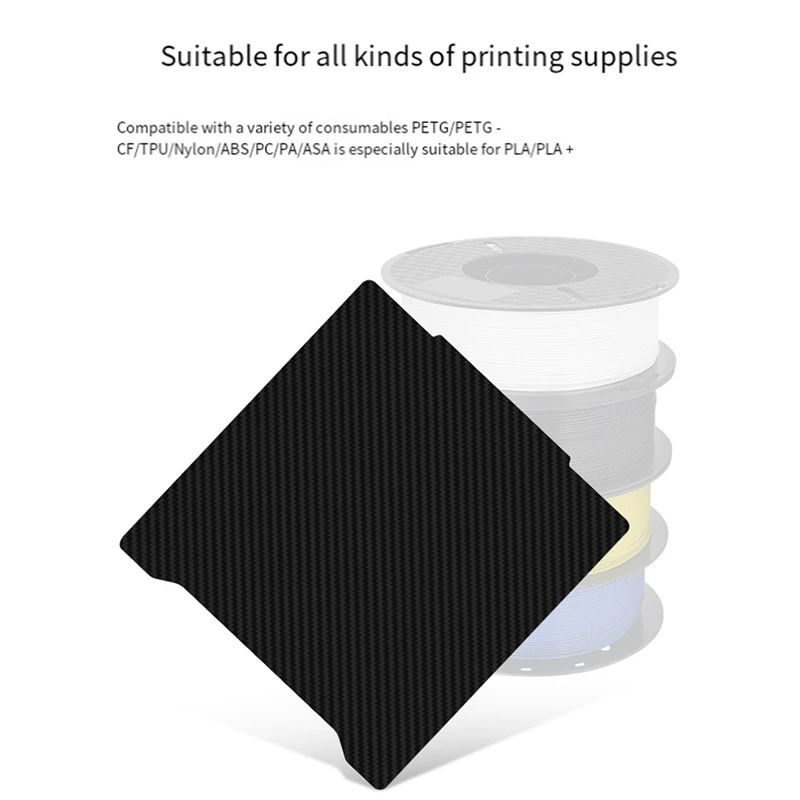 3D Printer PEI Build Plate Double Sided Printing Platform PEI+PET For Prusa Mini Steel Plate For PLA/PETG/PETG-CF/Nylon Durable