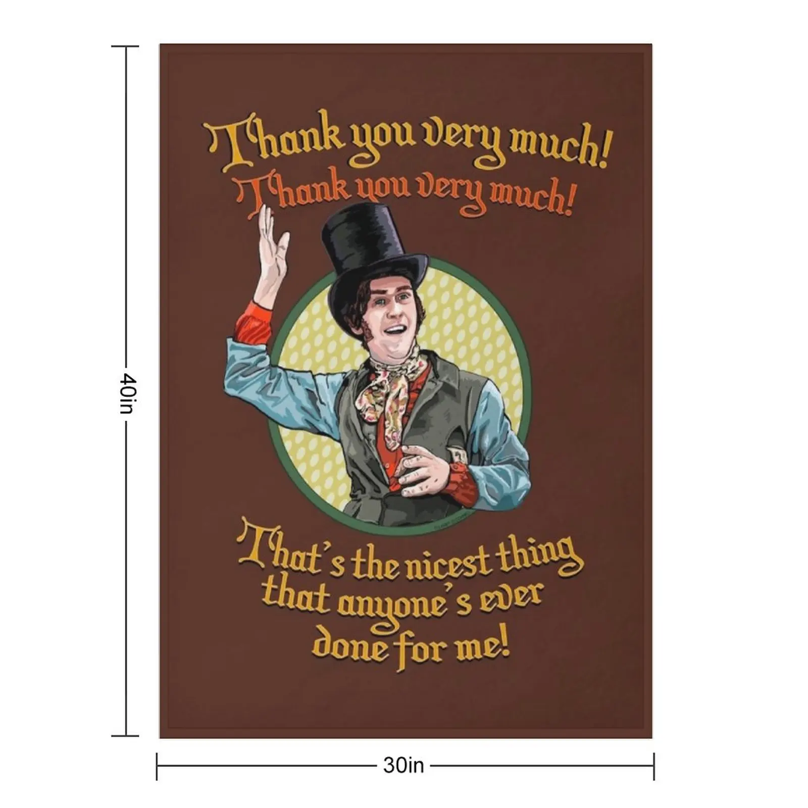 Tom Jenkins- Thank you Very Much Throw Blanket christmas decoration for sofa Thermals For Travel Sofa Blankets