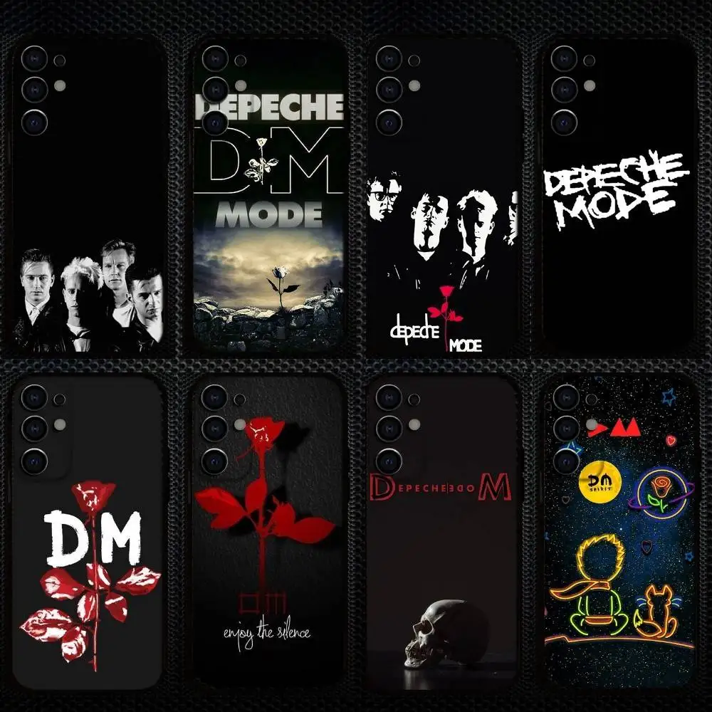 

D-Depeche Mode Rock-ES Band Phone Case For Samsung S25,S24,S23,S22,S21,S20,Plus,Fe,Lite,Others Black Cover