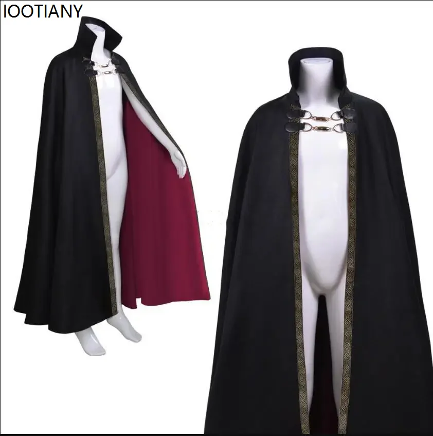 

CosplayVampire Costume Adult Chlidern Devil Witch Cosplay Cape Medeival Gothic Steampunk Death Cloak Metal Chain