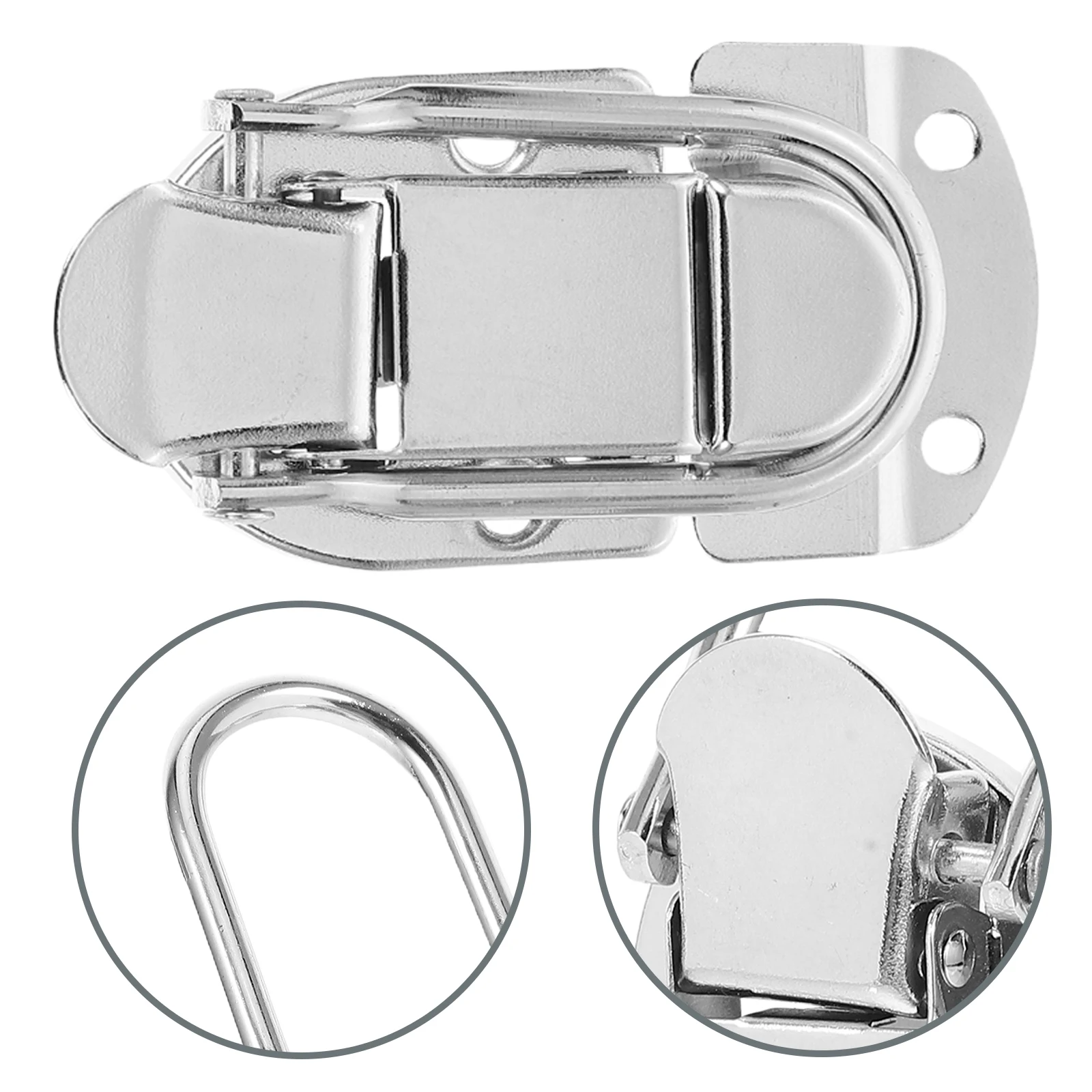 

2 Pcs Makeup Box Lock Buckles for Crafts Cabinet Latch Retro Zinc Alloy Mini Hook