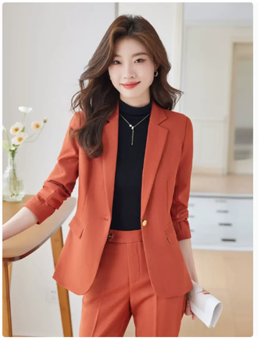 High end professional suit set for women's autumn new college student interview formal work clothes two-piece set