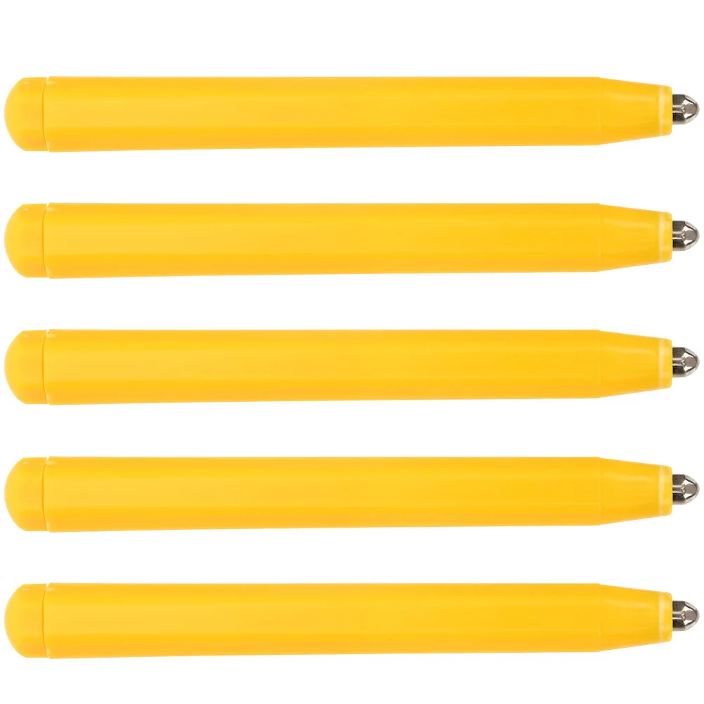 

5 Pcs Magnetic Drawing Board Pen Writing for Kids Graffiti Yellow Pens Toy Baby Painting Replacement Child