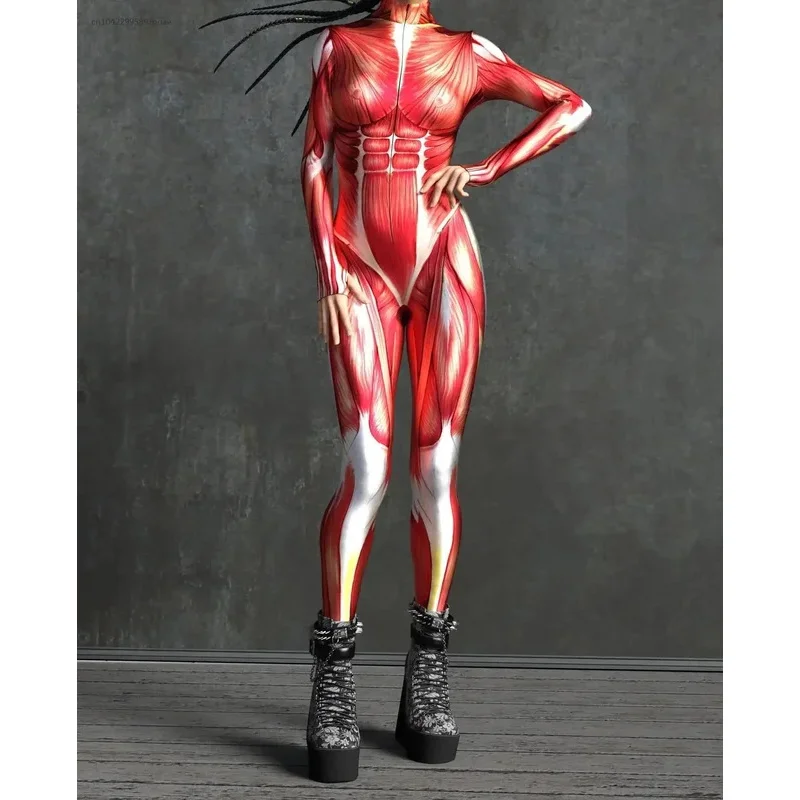 3D Printed Catsuit Women Sexy Jumpsuit Insect Cosplay Zentai Suit Costume Halloween Party Shows Performance Bodysuit 2024*.1