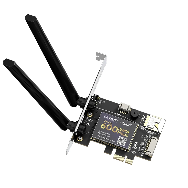 Smart Switch Fernbedienung adapter PCIE Wifi-Karte 600/100mbps Wireless-Netzwerk kartensc halter Bluetooth-Computer-Reset-Schalter