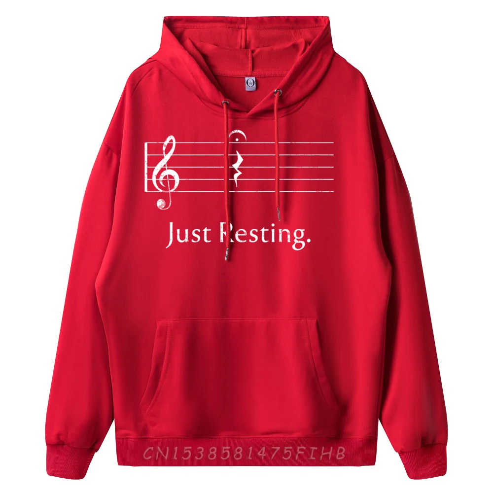 Funny Music Just Resting Quarter Rest Fermata Mens Graphic Tshirts Youth Classic and versatile Men Long Sleeve Tee
