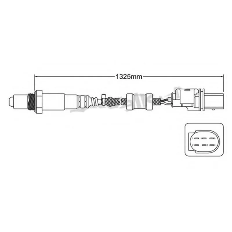 

Датчик кислорода для Audi Bentley 07C906262BM, совместимая запчасть для контроля выбросов из двигателя автомобиля, автомобильный сменный датчик
