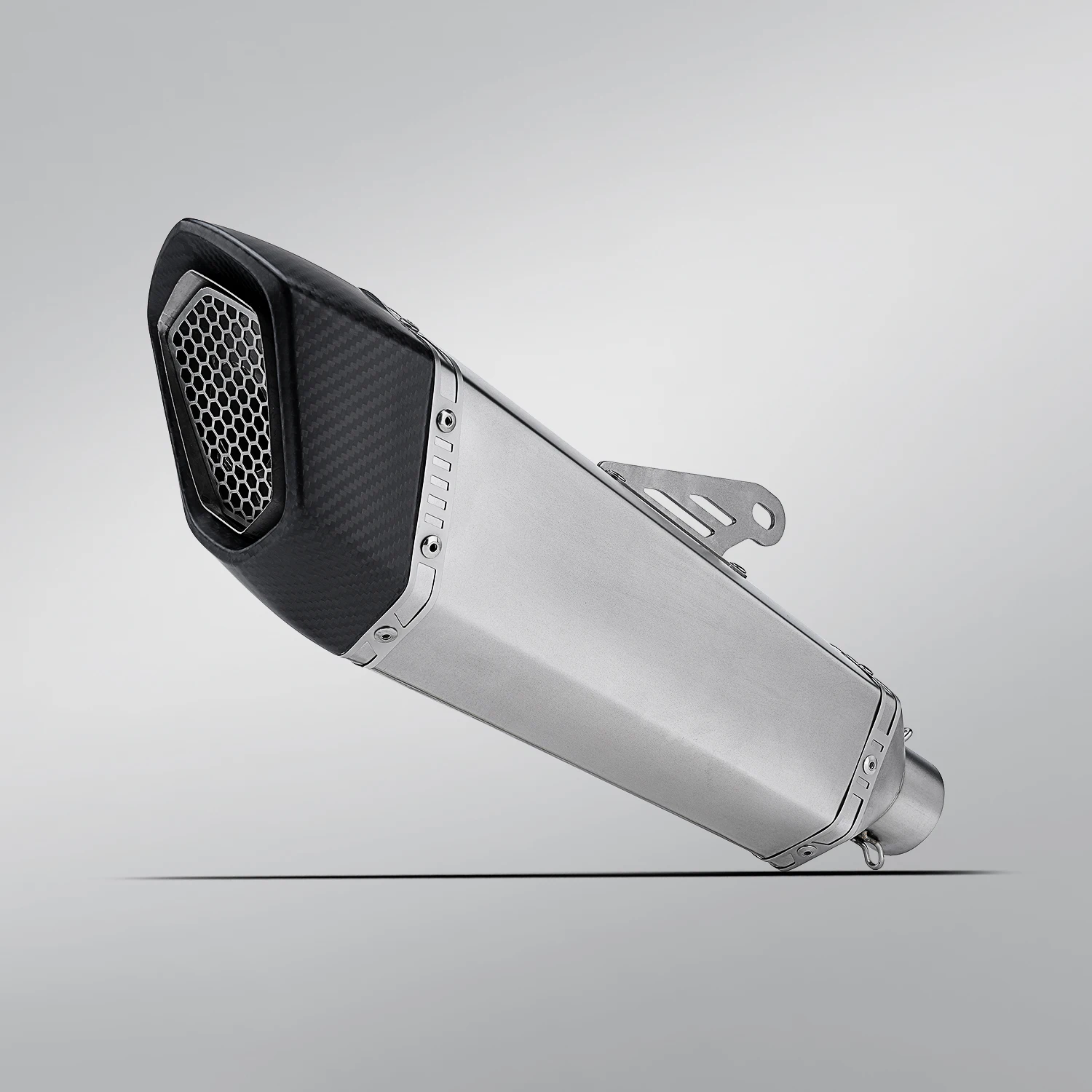 

Dull Polish Universal Motorcycle Slide No Exhaust Muffler R3 SN04 51 mm 60 mm Motocross F750GS F850GS, R1200GS, ADV750