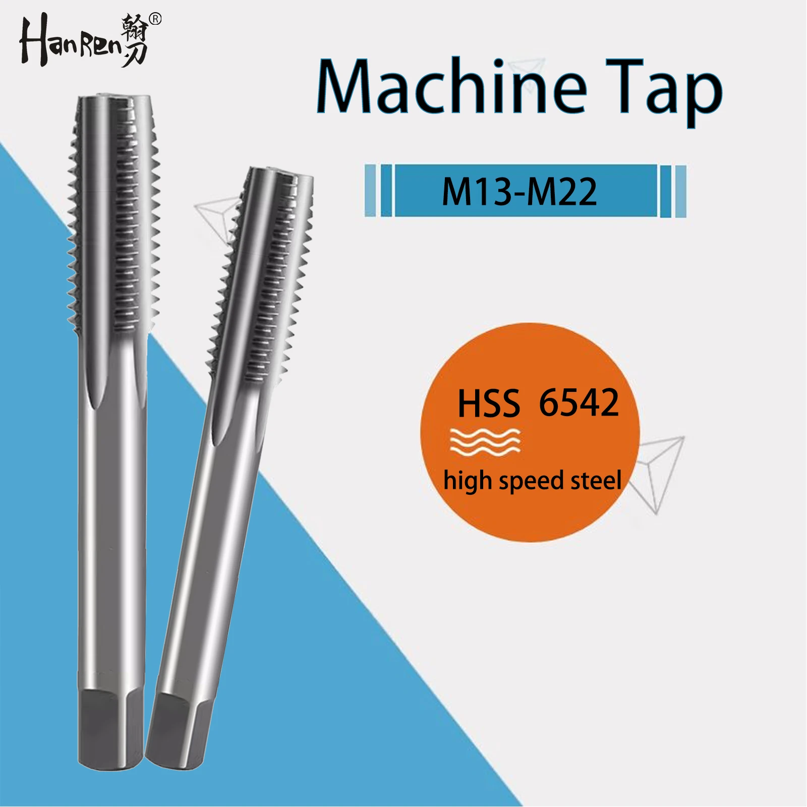 

Machine Tap Straight Slot Tapping M13 M14 M15 M16 M17 M18 M19 M20 M22 High Speed Steel Fine Coarse Thread Machining Accuracy H2