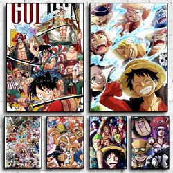 One Piece Z Canvas Painting Anime Character Luffy Chopper Sanji Character Bar Home Bedroom Wall Decoration Poster HD Picture