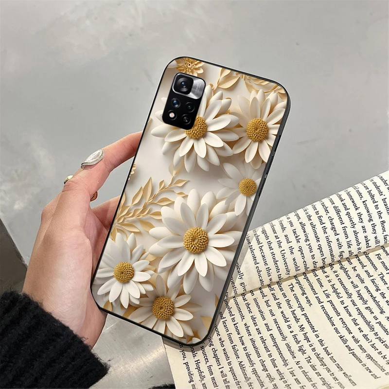 

Flowers Phone Case For Xiaomi Redmi note 13 12 Pro 11S 11 10 Pro 10S 12S Redmi 10 13C 9C