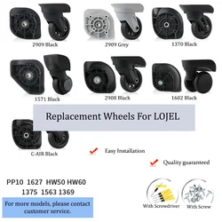 Suitable For Lojel Suitcase Wheel 2909 Trolley Case Roller 1571 Pulley 1602 Password Box Wheel 1370 Replacement Rollers Parts