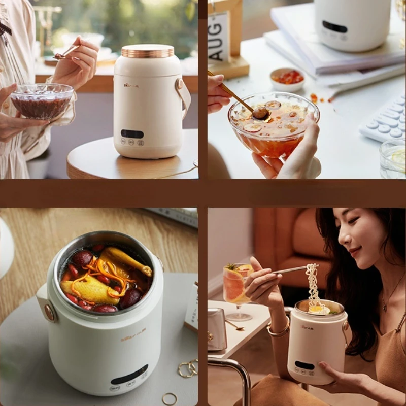 الدب 220 فولت الكهربائية الطبخ وعاء التلقائي المنزلية بطيئة الطبخ وعاء عصيدة صانع 0.8L موقد متعدد الوظائف DDG-D30H5