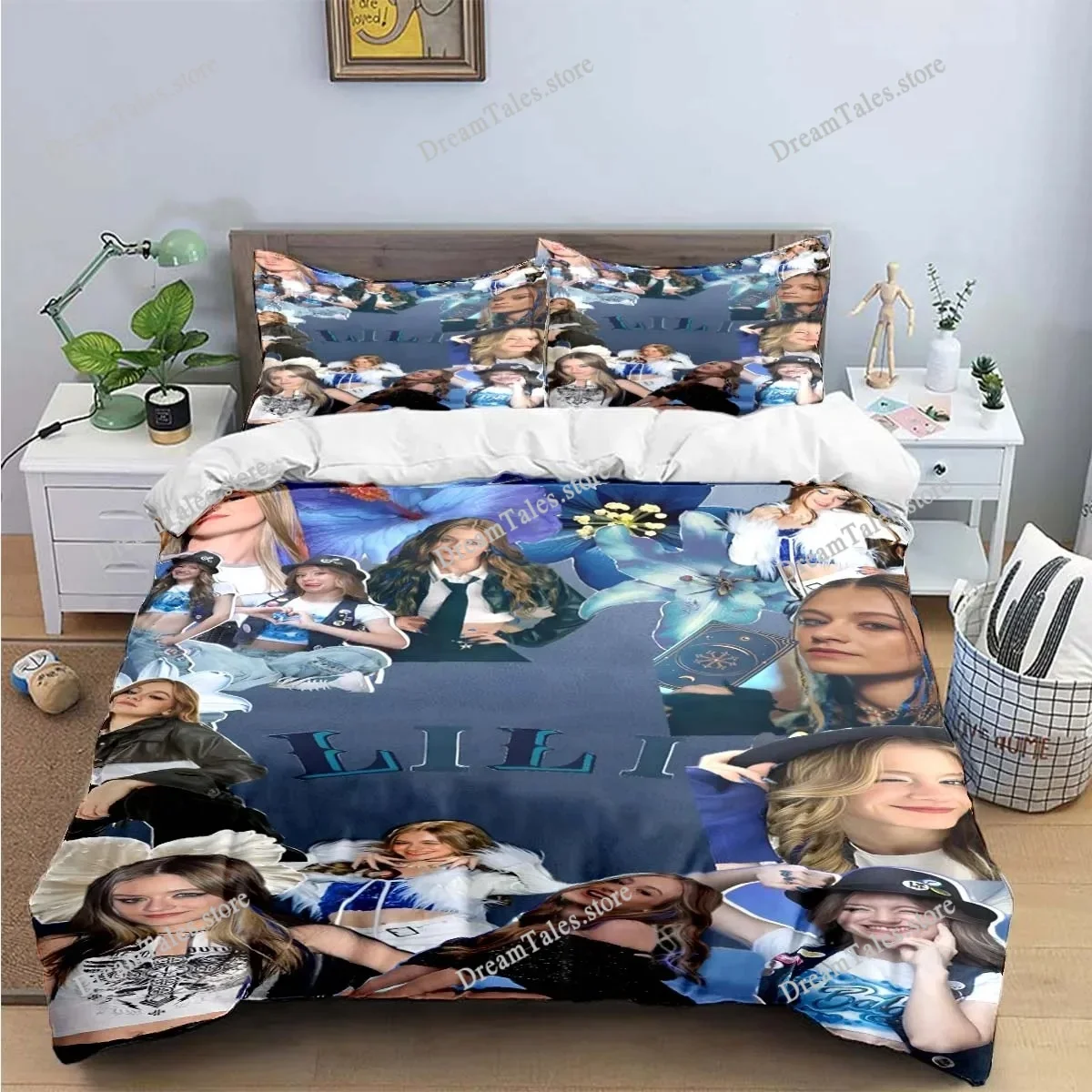 

Europe Star Group K-k4os Musical Genius Style Duvet Cover Pillow Case Bedding Set Quilt Cover Double Bed Home Textile741