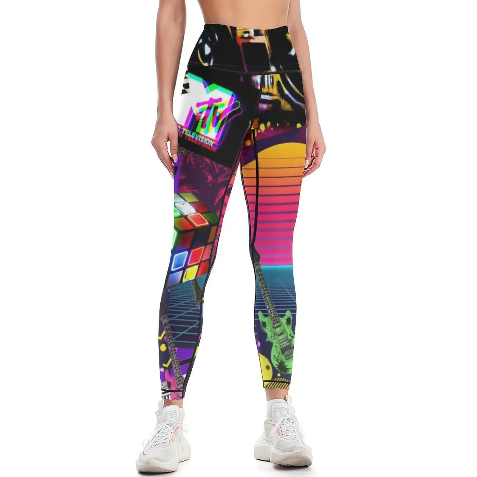 

Ultimate Eighties Leggings active wear flared Legging sexy woman Womens Leggings