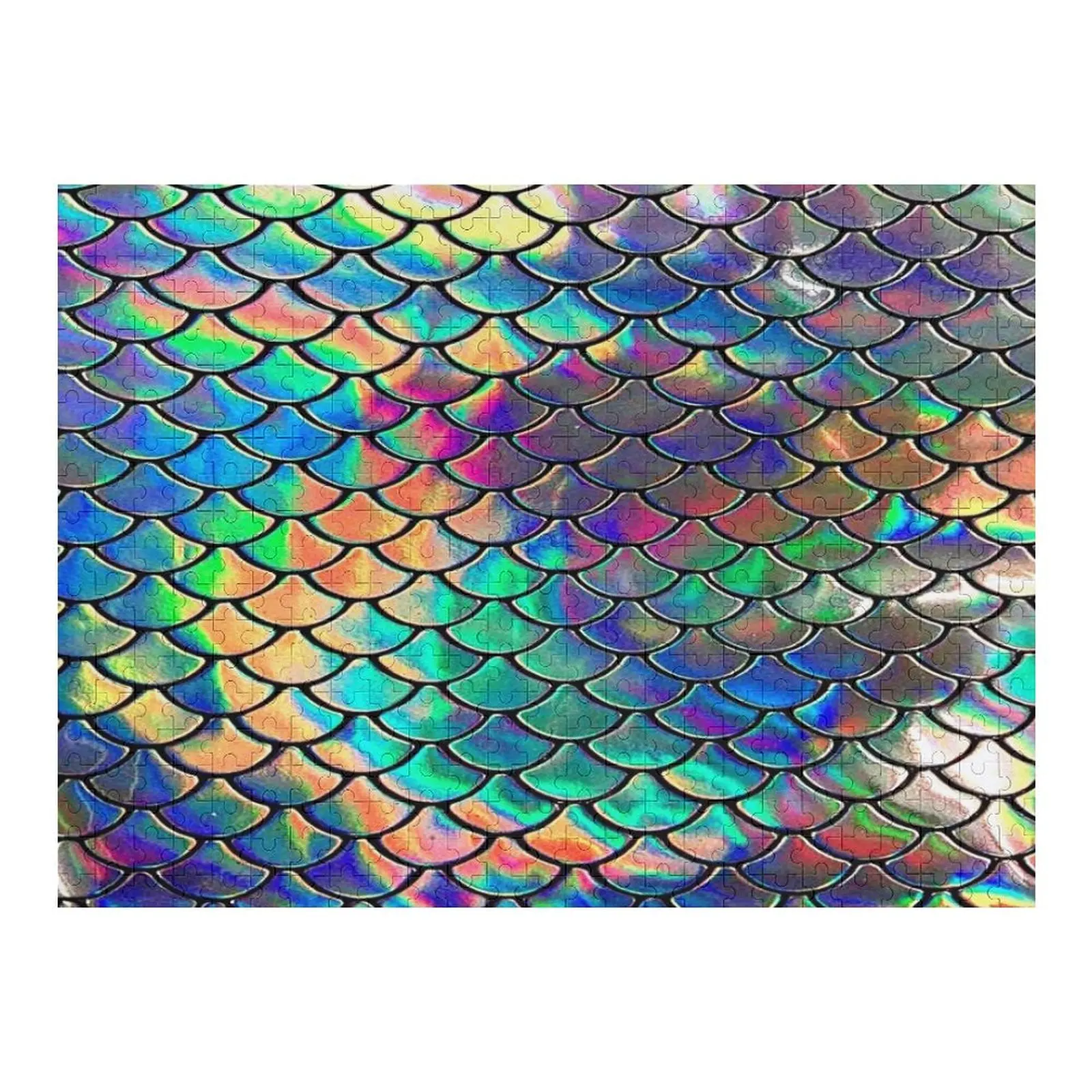 

Rainbow Scales Jigsaw Puzzle Personalized Gift Customized Kids Gift Custom Child Puzzle