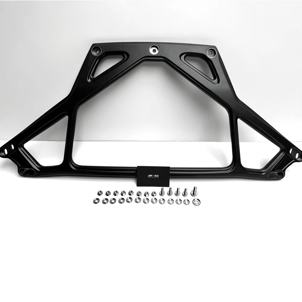 Dry Carbon Fiber Strut Brace Engine Compartment Sway Rod For BMW G80 M3 G82 M4 G87 M2 Engine Balance Rod