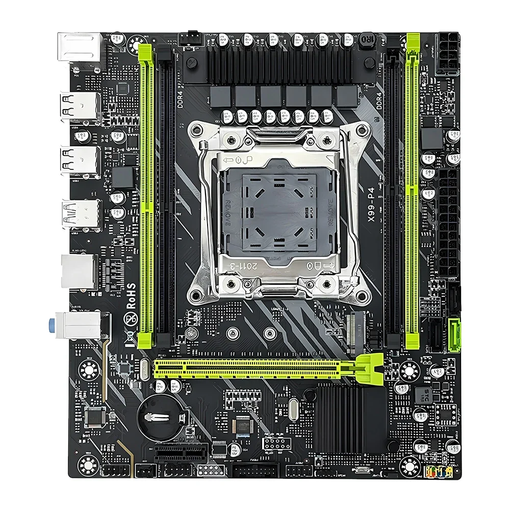 MOUGOL X99 Gaming Motherboard Set with Intel Xeon E5 2680 V4 & DDR4 8Gx2 2133MHz Dual Channel RAM M.2 NVME for Desktop PC