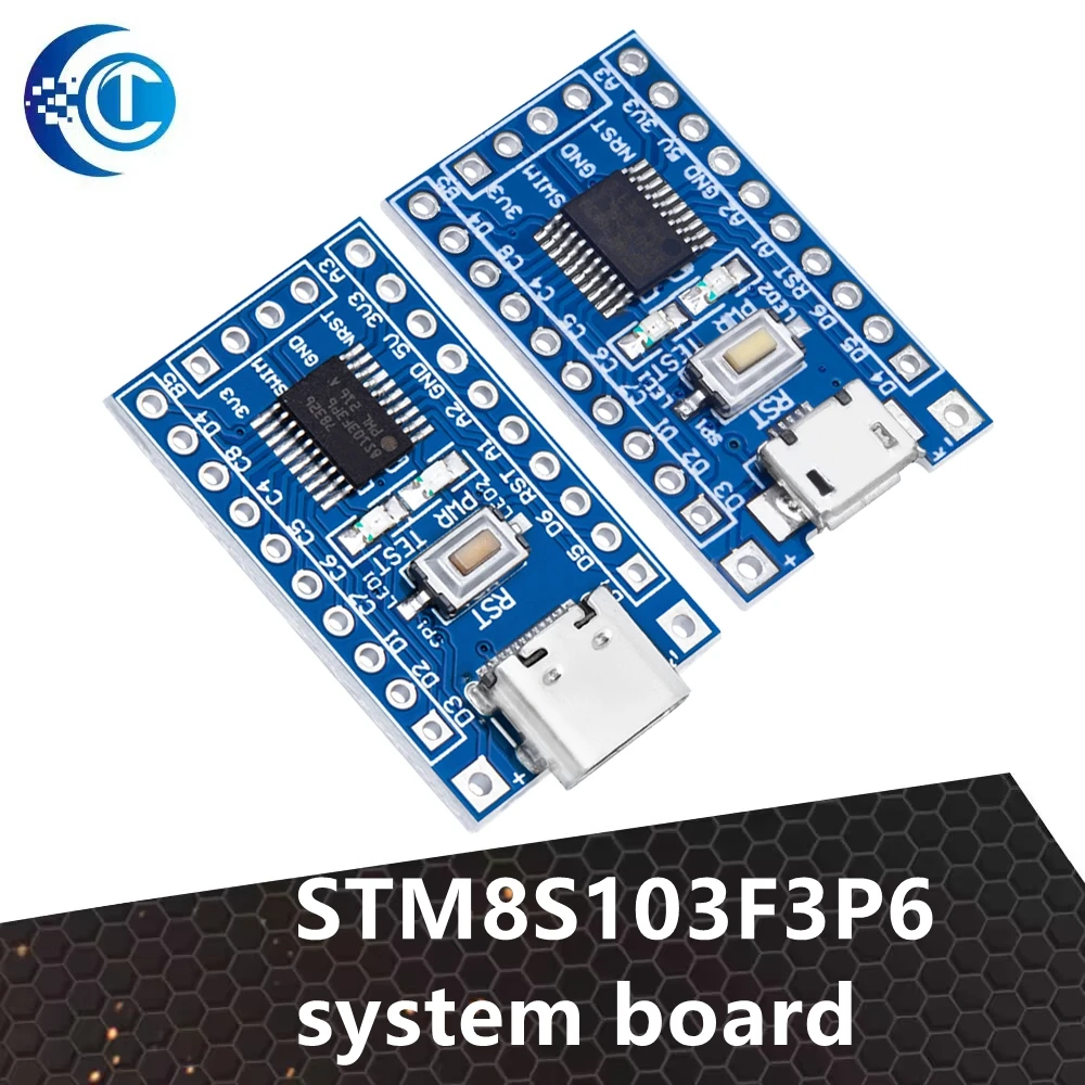 

1PCS CLT New Chip STM8S103F3P6 system board STM8S STM8 development board minimum core board