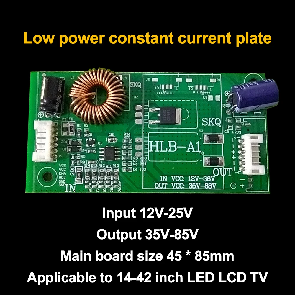 LED LCD Universal TV Backlight Constant Current Backlight Lamp Driver Board Boost Step Up Module 12-25V to 35-85V 14-42 Inch