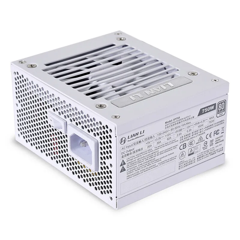 Imagem -03 - Lian Li-fonte de Alimentação para Computador Mini Itx Case Fonte de Alimentação Desktop Sp750 Itx Sfx Psu Medalha de Ouro Módulo Completo