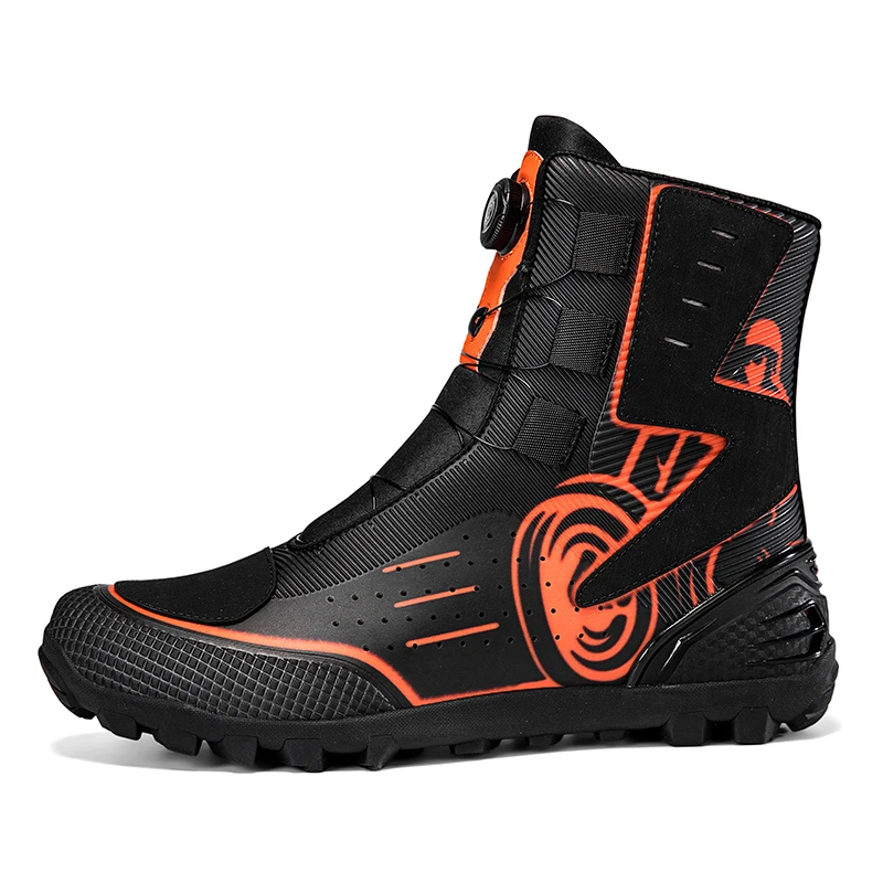 

Motorcycle protective boot men four season fashion high top anti slip wear-resistant comfortable breathable off-road riding boot