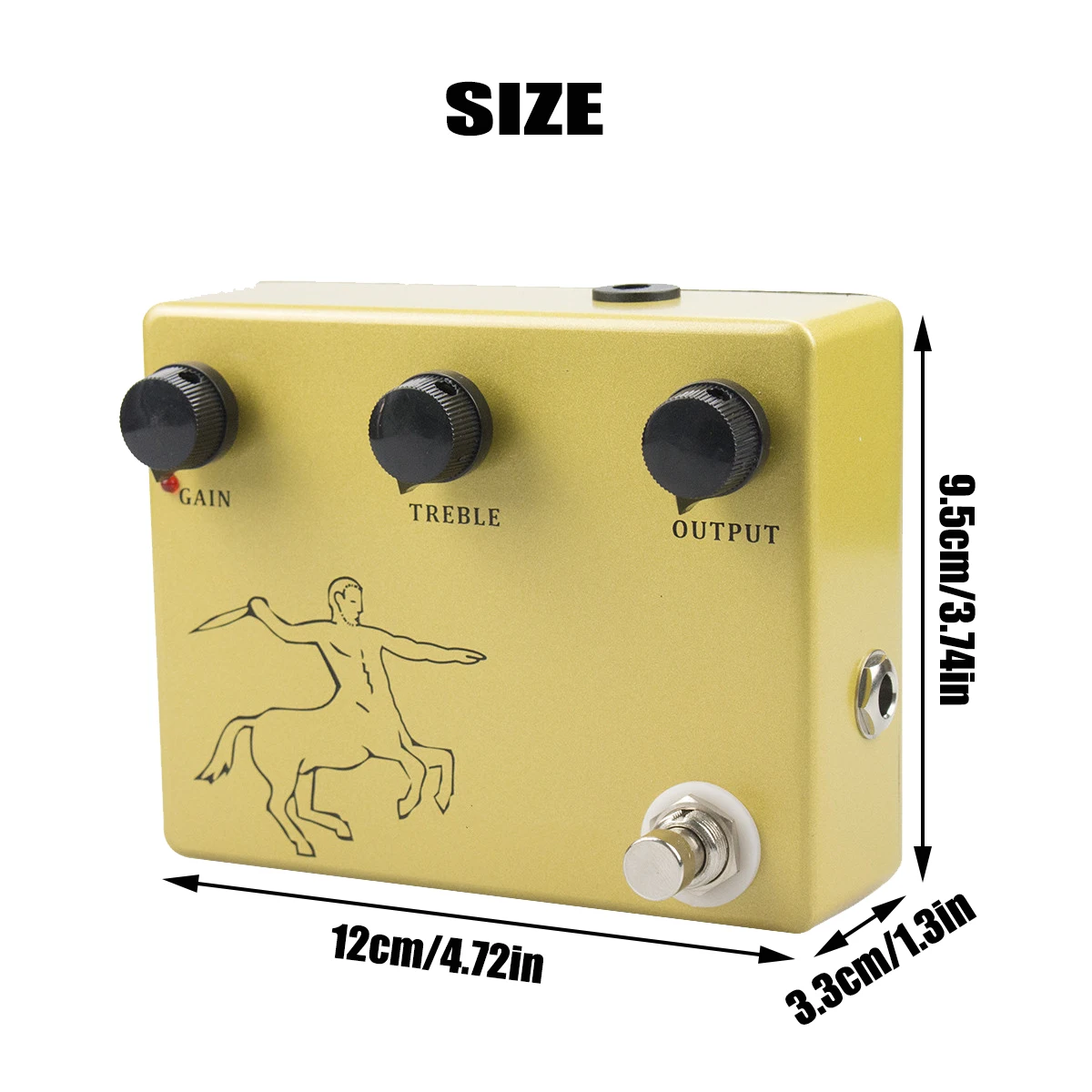 Mosky Centaur Drive Professional Guitar Effect Pedal | Overdrive & Gain | True Bypass | Analog Circuit | Aluminum Guitar Pedal |
