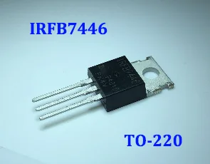 IRFB7446 FB7446 TO-220 120A 40V mosfet, Novo, Em estoque, 30 Unidades