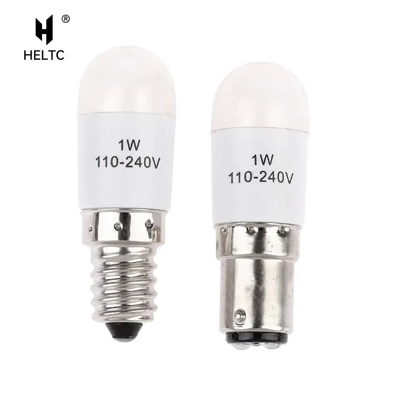 1pc Sewing LED Bulb BA15D/E14 Light Illuminate Lamp Home Sewing Machine Fits Singer Juki Pfaff Janome Brother Acme Accessories