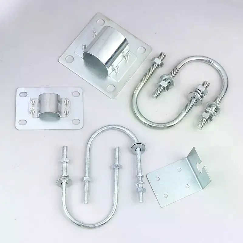 

20mm Omni Fiberglass Antenna Clip Anti-falling Bracket Holder U Bolts Installation Clamp Holding Pole Fixation
