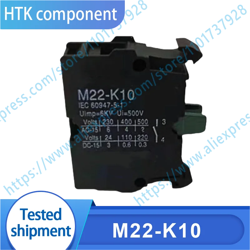 5pcs Original M22-K10 button switch auxiliary contact