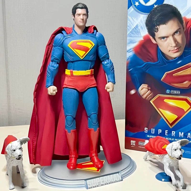 

New Original Fondjoy David Corenswet Superman Action Figure 1/9 New Superman Figure Pvc Joint Movable Kid Toys Boys Gifts