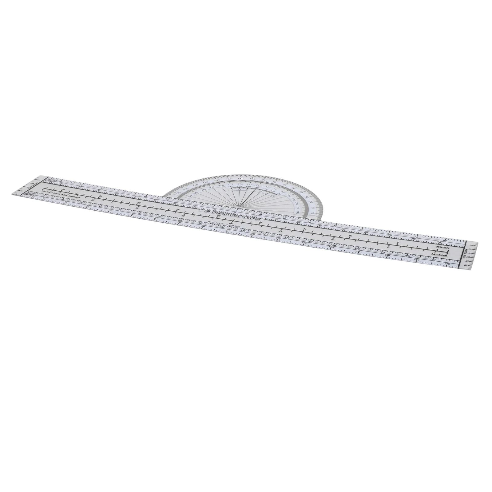 Flight Planning Aviation Plotter Flight Planning Ruler Flight Instructor Teaching Aid Double-sided Design Easy To Read