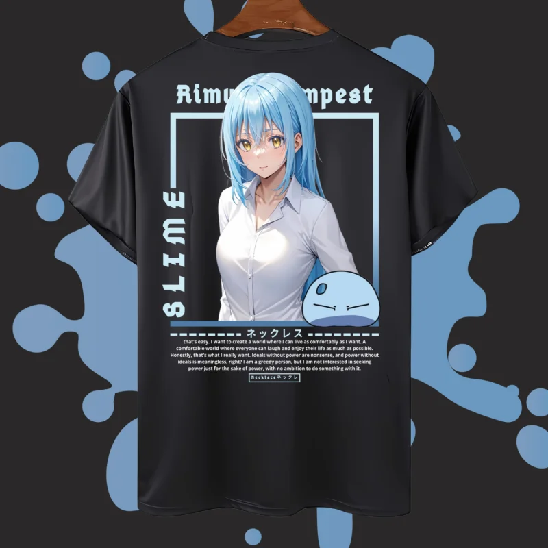 T-shirt Anime Tensura RIMURU TEMPEST Katun Premium 24s - Tshirt Distro Ovrsize Tensei Shitara Slime Datta ken