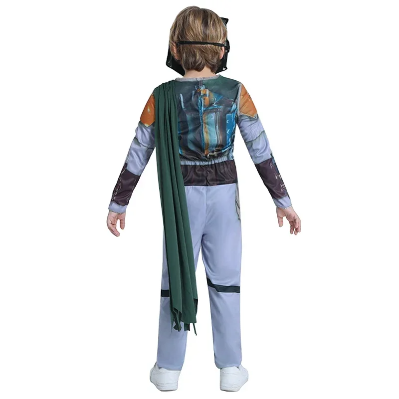 SN66 The Mandalorian Cosplay Costume Kids Mandalorian Din Djarin Costumes Uniform Cloak Mask Suit Halloween Clothes for Chil2@w$