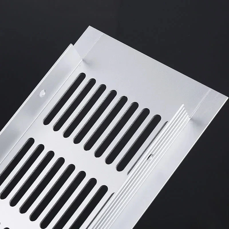 Width 50/60/80/100/150/200mm Ventilation Grills Aluminum Alloy Breathable Mesh Length 100-1000mm Cabinet Air Vent Cover Exhaust