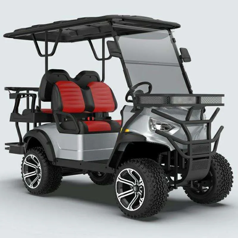 New Selling 2024 off Road Golf Cart 4 Passenger Street Legal Utility Tourist Beach Buggy Gasoline Golf Cart