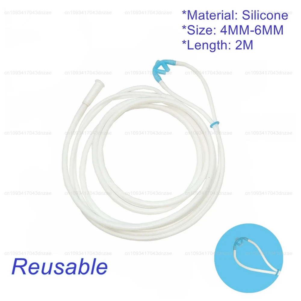 

2-метровая многоразовая медицинская назальная канюля с высоким потоком, кислородная трубка O2 H2, дыхательная силиконовая назальная кислородная трубка для оказания первой помощи в чрезвычайных ситуациях