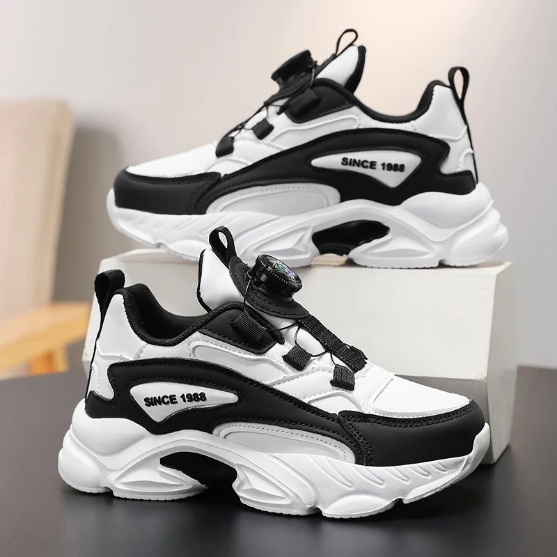 

Kids Casual Boys Shoes Soft Sole Kids Shoe Non-slip Sneakers Shoes Outdoor Student's Children Black Girls Sport Walking Footwear