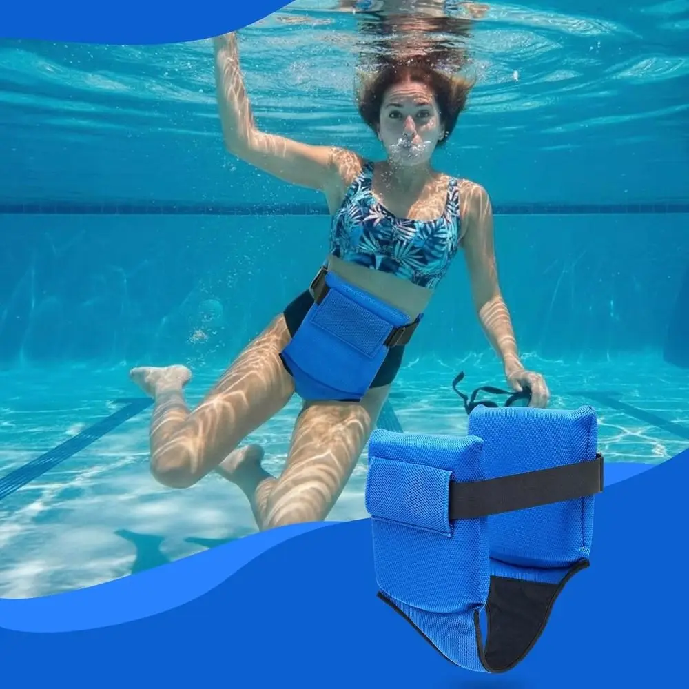 Portable Non-Slip Flotation Belt Water Resistant Adjustable Swim Belt Versatile Water Saddle Swimming Training