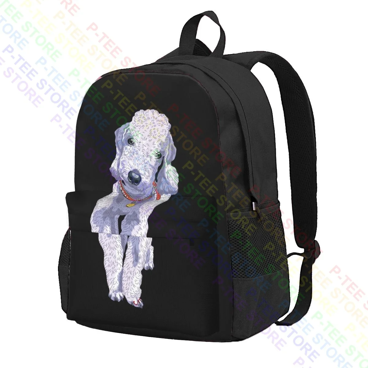 Mochila De Viaje de gran capacidad para perro de raza Terrier, mochilas de ropa personalizadas creativas, bedington