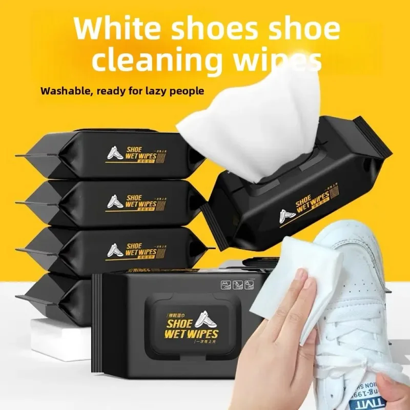 

Disposable Wipes Shoe Cleaning Products Clean Slippers Cotton Wipes for Wiping Screens Cleaner Shoes Sneakers Household Home