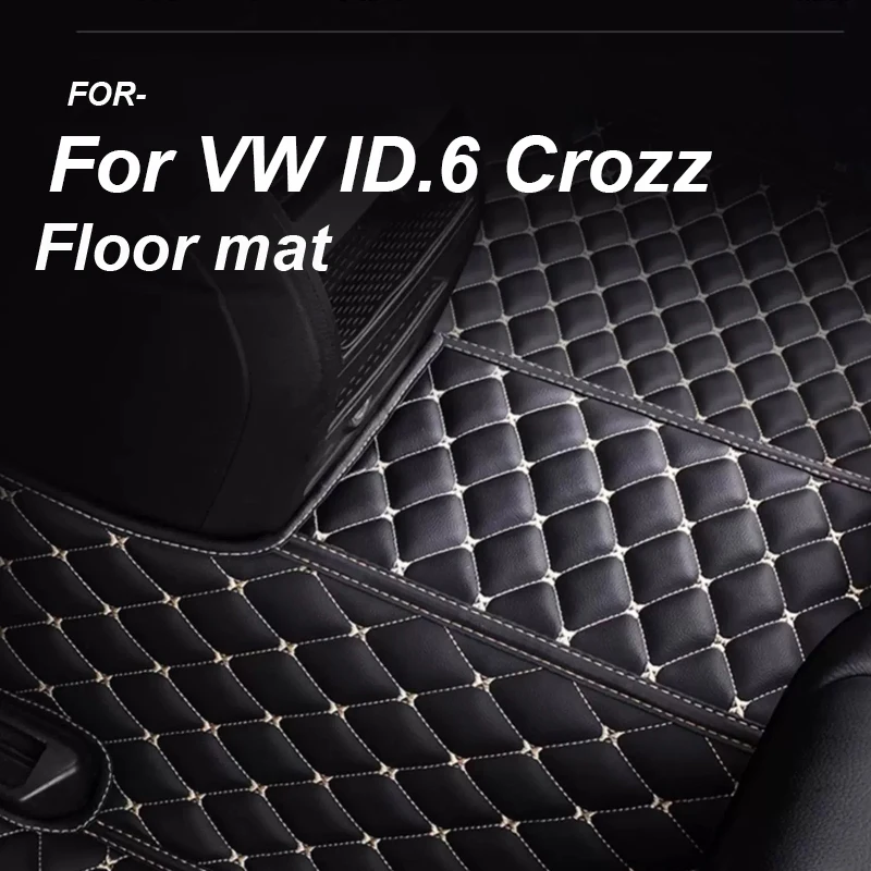 

Роскошные автомобильные коврики для VW VW ID.6 Crozz 2021, пользовательские автомобильные подушечки для ног, автомобильный ковер, аксессуары для интерьера