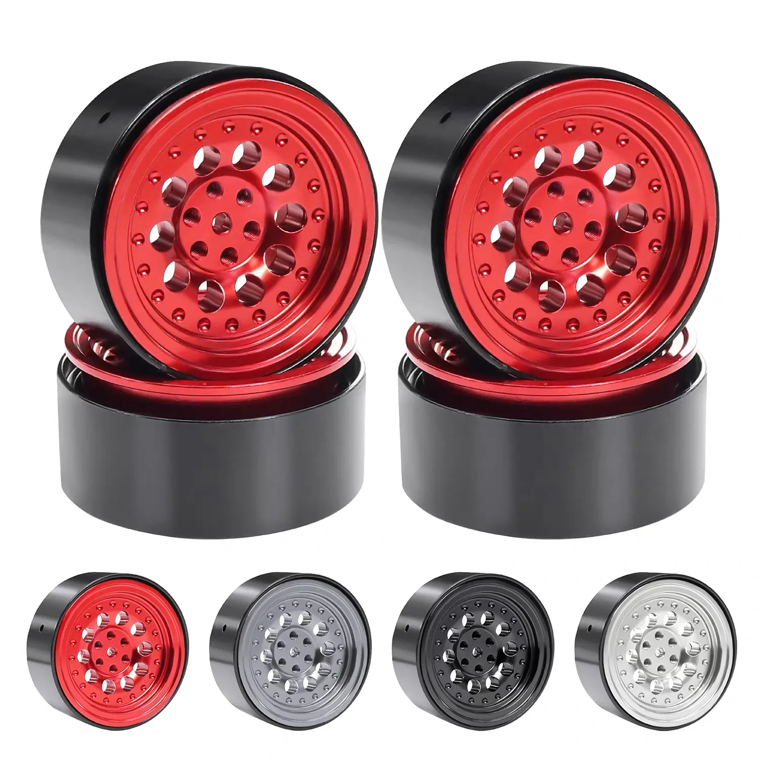 

Metal 5mm Hexagon Wheel Hub 40mm*17mm Rim For MN Model MN82S D90 MN99S MN128 RC Car Upgrade Parts