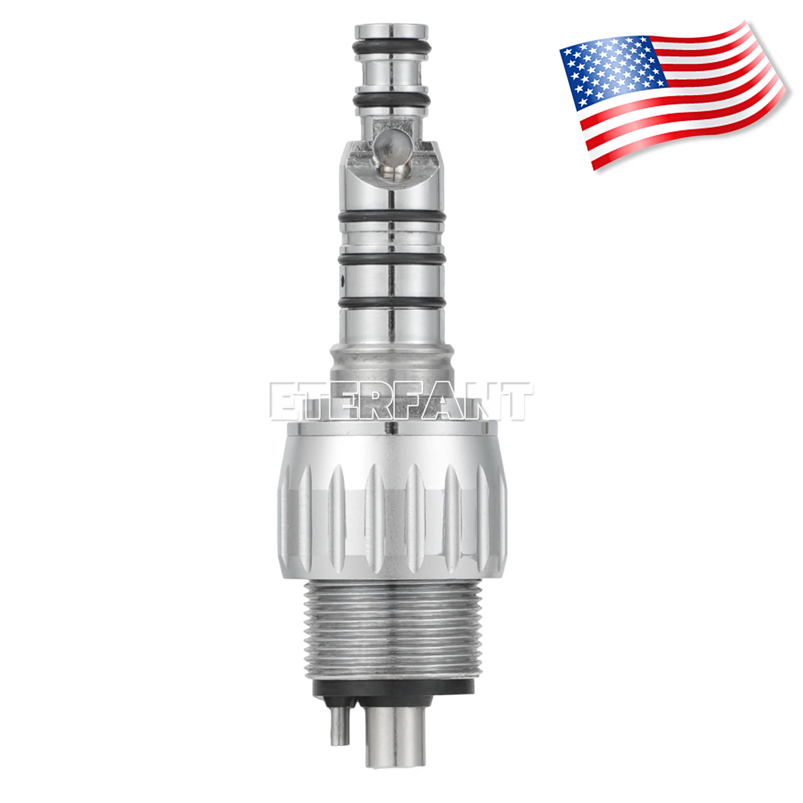 

ETERFANT Dental High Speed Turbine Handpiece For KaVo MULTIflex Coupler 4Hole 360 Degree Swivel Non OpticAnti Retraction Valve